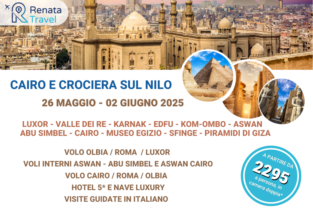 CAIRO E CROCIERA SUL NILO