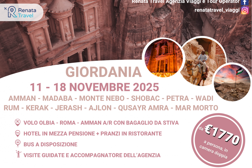 GIORDANIA 11 - 18 NOVEMBRE 2025 COPERTINA SITO